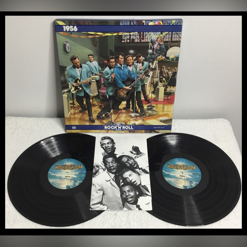 The Rock 'N’ Roll Era 1956 Box Set Double LP 12” ZERO SCRATCHES 1987 Time Life